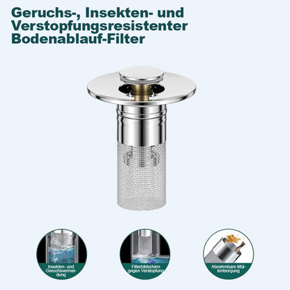 👑Letzter Tag der Aktion 49 % Rabatt👑Pop-up-Abflussfilter für Waschbecken----🛀Beseitigt Gerüche und verhindert Verstopfungen