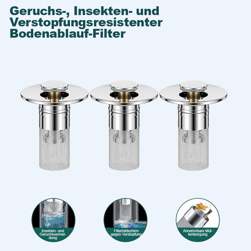 👑Letzter Tag der Aktion 49 % Rabatt👑Pop-up-Abflussfilter für Waschbecken----🛀Beseitigt Gerüche und verhindert Verstopfungen